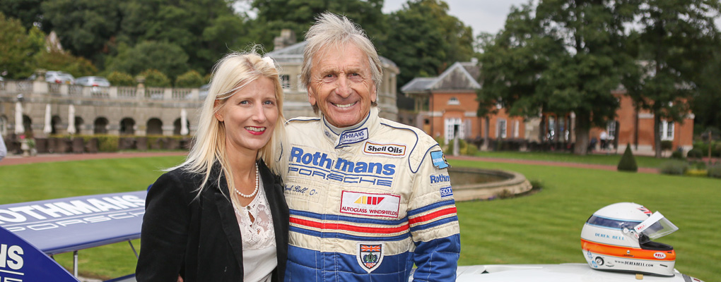 derek-bell-slide-1 Derek Bell MBE and Rebecca Leppard of Eventageous PR