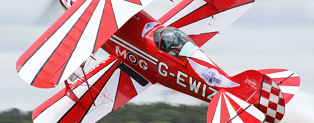 Air display at Shelsley Walsh Hill Climb